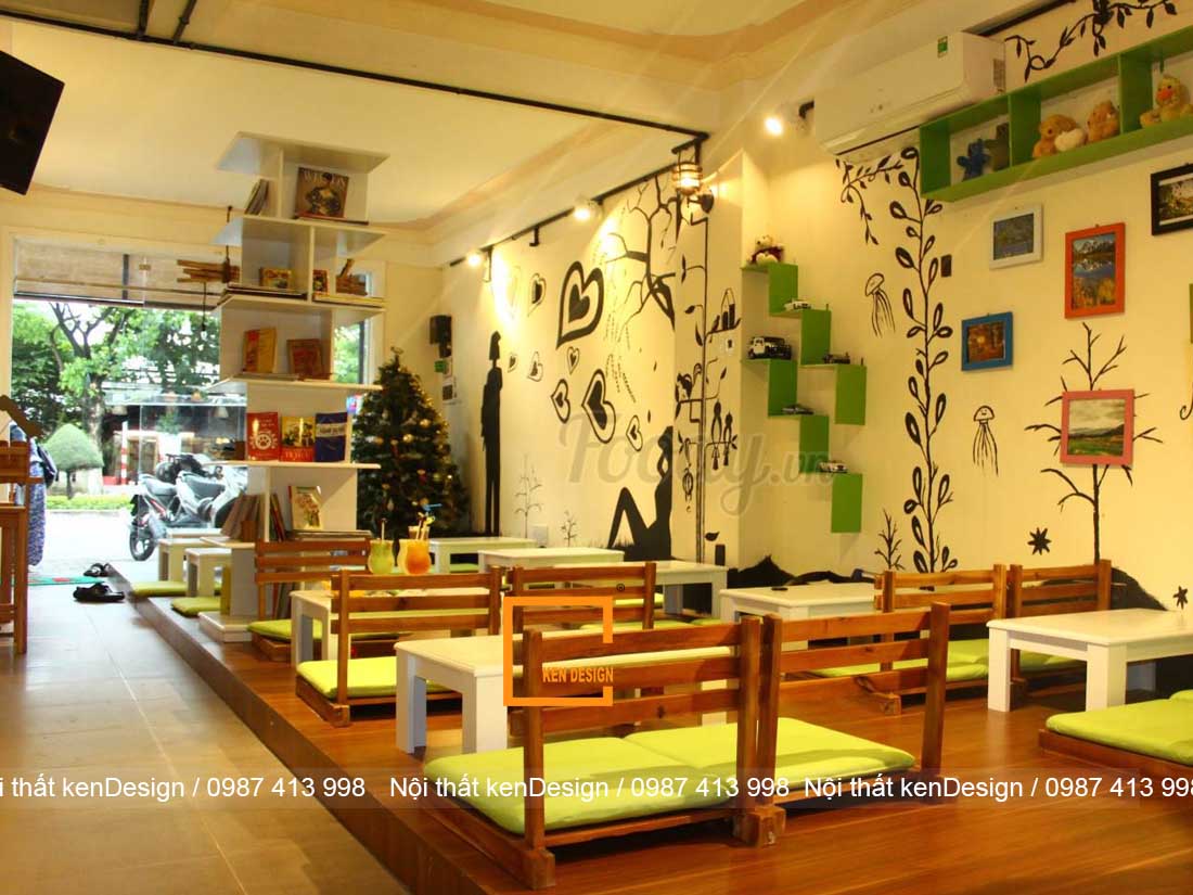 Thiết kế quán cafe bệt – góc yêu thích của những cặp cạ cứng